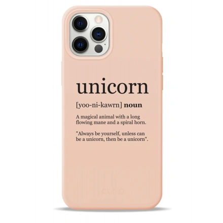 Чохол Pump Silicone Minimalistic Case for iPhone 12 Pro Max - Unicorn Wiki (PMSLMN12(6.7)-2/252)